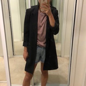 Aritzia black oversized boyfriend blazer